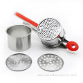 Large Capacity Potato Ricer With Silicone Grip Handles